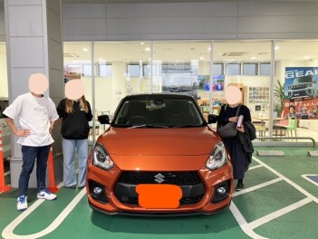スイフトスポーツご納車致しました！